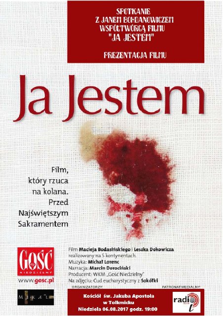JA JESTEM  - PROJEKCJA FILMU W KOŚCIELE 06.08.2017